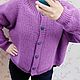  вязаный кардиган из шерсти теплый. Кардиганы. Sweater Star Вязание на заказ.. Ярмарка Мастеров.  Фото №5