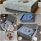Сувениры и подарки handmade. Livemaster - original item Garland: The boxes of Christmas cupcakes. Handmade.