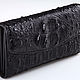 Заказать Кошелек-клатч женский из кожи крокодила IMA0007B1. CrocShop товары из экзотической кожи. Ярмарка Мастеров. . Кошельки Фото №3