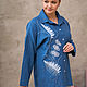 Linen  viscose Shirt with embroidery. Shirts. natali. My Livemaster. Фото №7