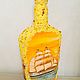 Decorative bottle ' Amber coast', Bottles, Kaliningrad,  Фото №1