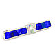 TIE CLIP -lapis Lazuli, mother of Pearl. The tie clip in gift, Tie clip, Moscow,  Фото №1