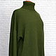 Order Sweater cashmere oversize loose shoulder coniferous. 'Crochet classics' YULIA (knittedclassics). Livemaster. . Sweaters Фото №3
