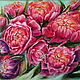 Painting Flowers Red peonies oil still Life with flowers Peonies, Pictures, Moscow,  Фото №1