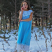 Валяное платье "Пейзаж"