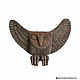 Carved owl made of wood. Clothes Hangers and Hooks. Woodanddecor. My Livemaster. Фото №4