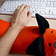 Fox toy pillow under the keyboard, a cushion under the arm of a Fox, a gift. Fun. Lara (EnigmaStyle). Online shopping on My Livemaster.  Фото №2