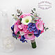 Pink Ranunculus, a bouquet that will not wither. Wedding bouquets. clubakm (clubakm). My Livemaster. Фото №4