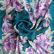 Аксессуары handmade. Livemaster - original item Silk scarf 