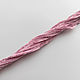 Chenille Spain, color dusty rose, 3 mm.,1 meter, Raffia, Istra,  Фото №1