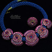 Украшения handmade. Livemaster - original item Jewelry Set Chrysanthemum Collection (597) Designer Jewelry. Handmade.
