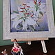 Bead painting 'White lilies'. Pictures. elena-sumchanka. Online shopping on My Livemaster.  Фото №2