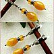 Order amber. Earrings 'Mushrooms' amber silver. Frollena II. Natural Baltic amber. Livemaster. . Earrings Фото №3