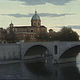 Купить постер картины для интерьера Roma. Ponte Principe, Картины, Москва,  Фото №1