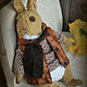 Mustard rabbit, brother rabbit Gray. Stuffed Toys. Irina Sayfiydinova (textileheart). Online shopping on My Livemaster.  Фото №2