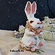 Order Teddy Animals: rabbit. Irina Fedi Toys creations. Livemaster. . Teddy Toys Фото №3