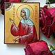 Xenia Of Petersburg.Miniature hand painted icon, Icons, St. Petersburg,  Фото №1