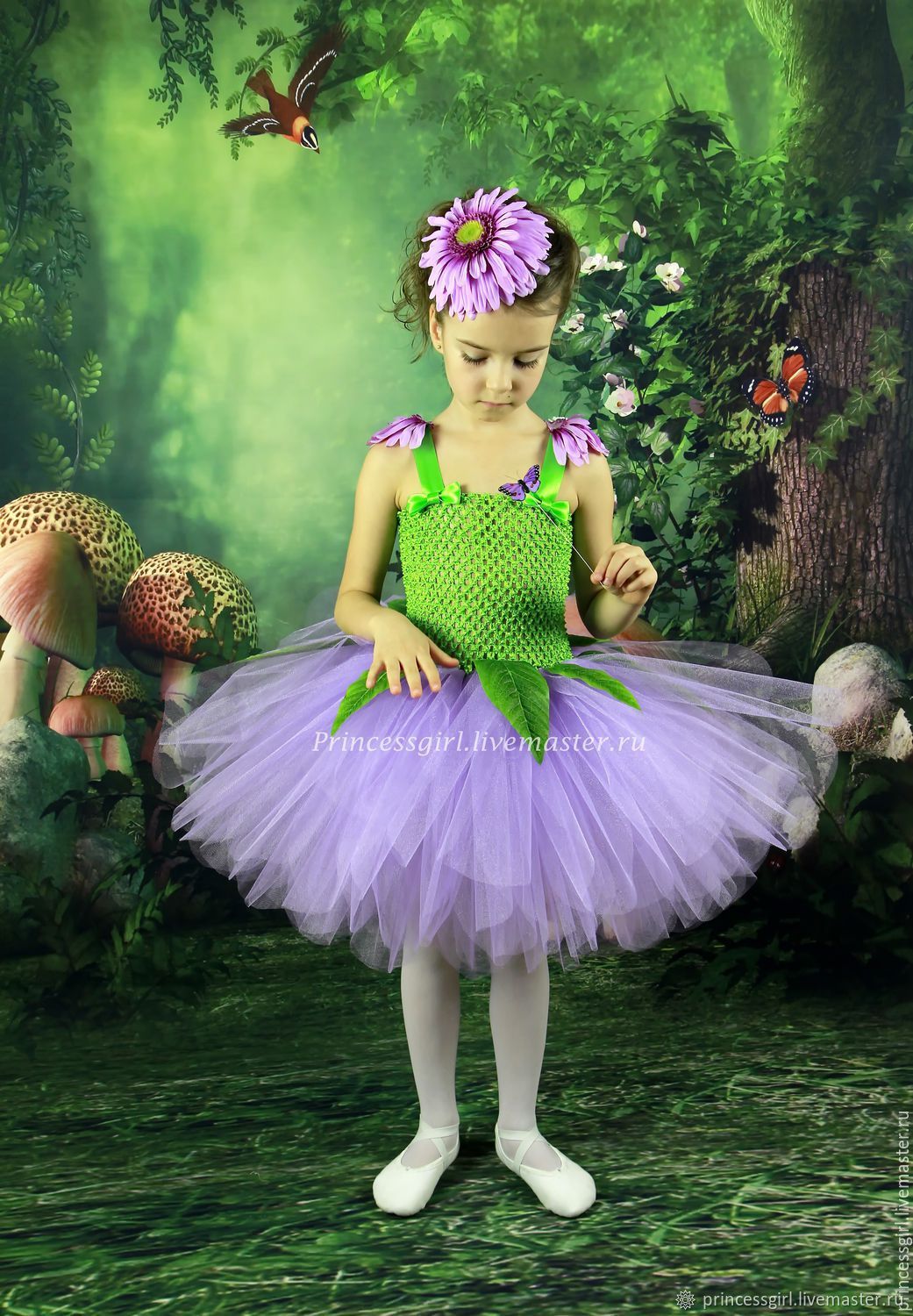 Flower costume for a girl – купить на Ярмарке Мастеров – C21MDCOM ...