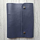Blue A5 notebook with pen holder. Notebooks. AM.Masterskaya (am-masterskaya). Online shopping on My Livemaster.  Фото №2