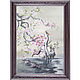 Painting crane and sakura. Japanese motifs. Pictures. irina-churina (irina-churina). Online shopping on My Livemaster.  Фото №2