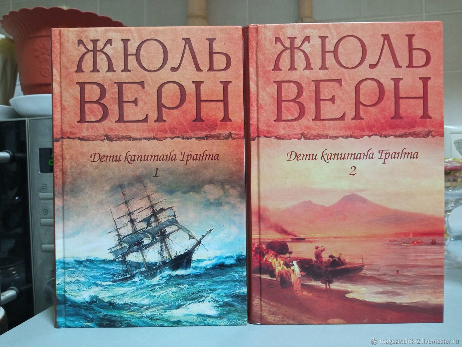 Винтаж: Книги винтажные: Жюль Верн Дети капитана Гранта в двух книгах  купить в интернет-магазине Ярмарка Мастеров по цене 400 ₽ – TNJLURU | Книги  ...