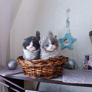 Куклы и игрушки ручной работы. Ярмарка Мастеров - ручная работа Игрушка котенок Селкирк рекс купить. Милый кудрявый котенок.. Handmade.