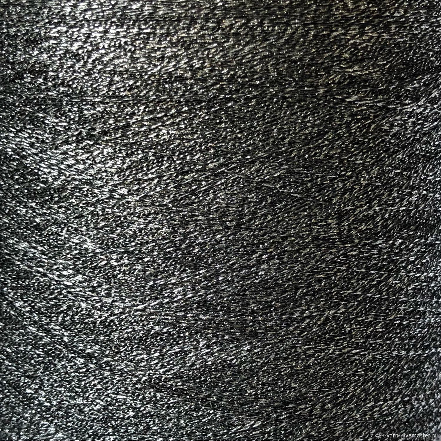 Пряжа люрекс черное серебро, Пряжа, Санкт-Петербург,  Фото №1