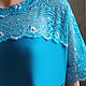 Light summer dress made of viscose staple and lace. Dresses. Charmante Tutenafelt (crealanafr). My Livemaster. Фото №6