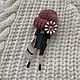 Brooch-girl in the hat. Brooches. Anastasia Petrovich. Online shopping on My Livemaster.  Фото №2