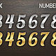 Дверные цифры Number Line N-020. Номер на дверь. MetallBox. Ярмарка Мастеров.  Фото №5