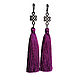 Earring of the brush with the Mystical amulet node, Tassel earrings, Moscow,  Фото №1