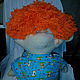 Redhead-Ginger-Freckles. Doll speech therapy. Stuffed Toys. teatr.tati. My Livemaster. Фото №4