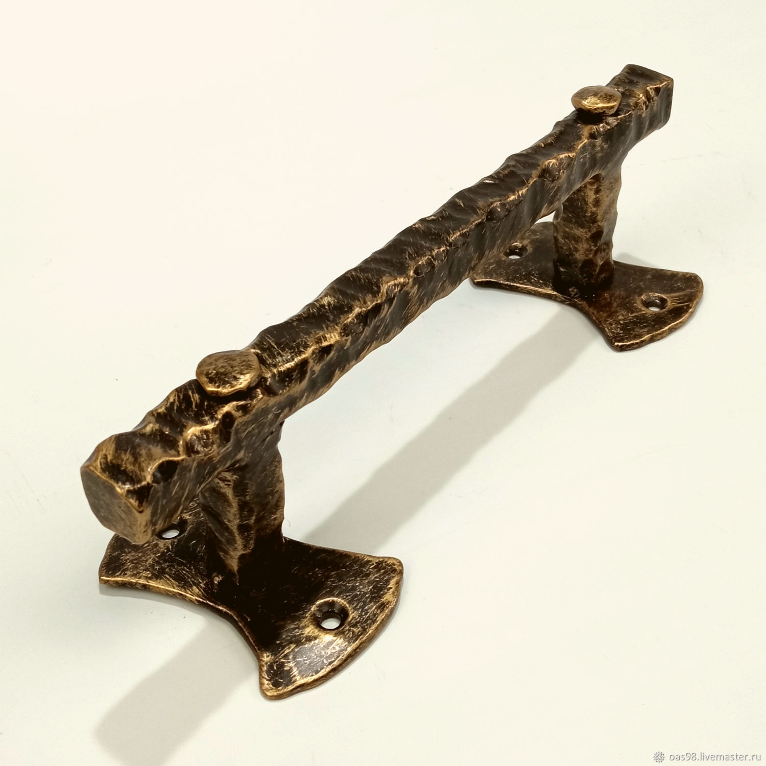 Кованая дверная ручка (арт. Р7) в интернет-магазине на Ярмарке Мастеров ...