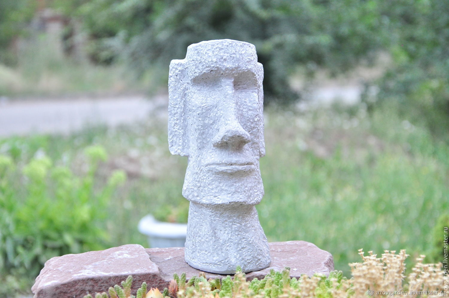 Moai statue made of concrete for interior decoration and garden, Figurines, Azov,  Фото №1