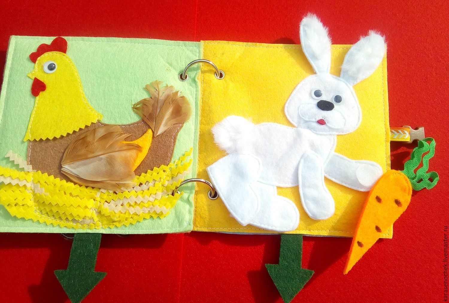 Тактильные картинки книжка