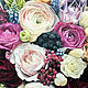 Oil painting 'Love of flowers' 85h85 cm, Pictures, Moscow,  Фото №1