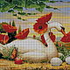 Kit embroidery with beads 'Swan in Macs'. Embroidery kits. Beaded embroidery from Laura. Online shopping on My Livemaster.  Фото №2