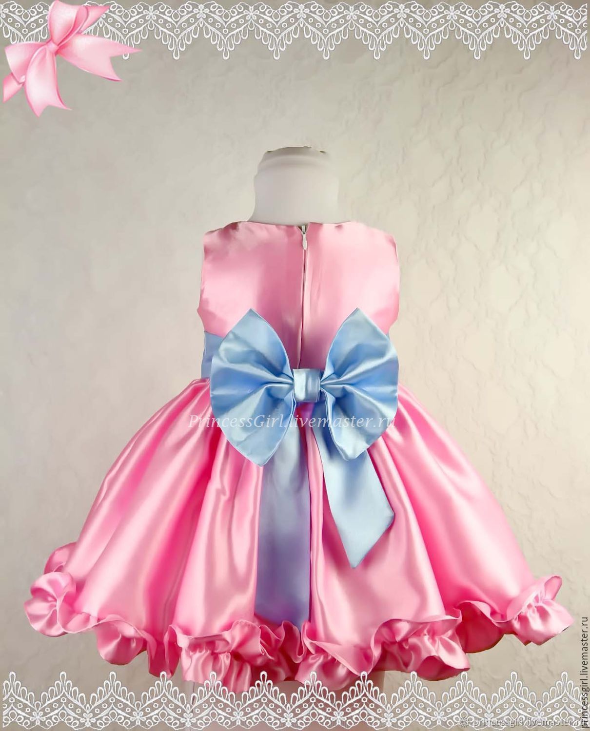 Праздничное платье для девочек одного года