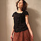 La falda de color chocolate. Skirts. Inessa G. Suede and leather goods. Интернет-магазин Ярмарка Мастеров.  Фото №2