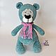 Soft toy Bear Surprise knitted plush toy, Stuffed Toys, Volokolamsk,  Фото №1