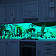 Sticker - Alice's tea Party in Wonderland. glows in the dark. Decor. Art-foto. Online shopping on My Livemaster.  Фото №2