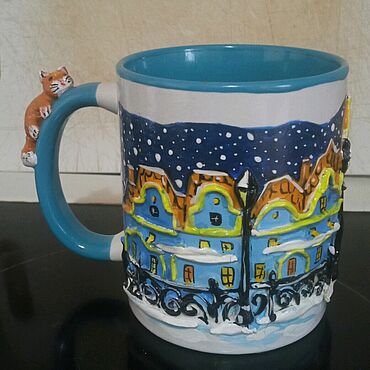 Посуда ручной работы. Ярмарка Мастеров - ручная работа Кружка. Handmade.