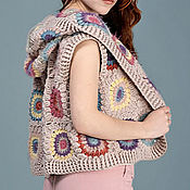Одежда handmade. Livemaster - original item vests: Crochet vest 