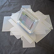Материалы для творчества handmade. Livemaster - original item Transparent PET plastic box. Small display case.. Handmade.