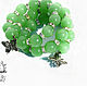 Bracelet White Grapes. Bead bracelet. LubovFedorzova. Online shopping on My Livemaster.  Фото №2