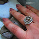 Silver ring with rauchtopaz. Ring. 7yorka. Online shopping on My Livemaster.  Фото №2