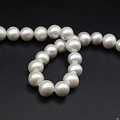 Материалы для творчества handmade. Livemaster - original item Natural pearl white-gray beads class AAA 10 mm. Handmade.