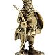 Figurine toothpick 'Viking', brass, 40h110. Utensils. Master Lihman. Online shopping on My Livemaster.  Фото №2