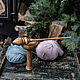Wooden spindle with foot base made of Siberian elm B40, Spindle, Novokuznetsk,  Фото №1