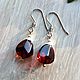 Amber. Earrings 'Pomegranate seeds' amber steel. Earrings. Frollena II. Natural Baltic amber. My Livemaster. Фото №5